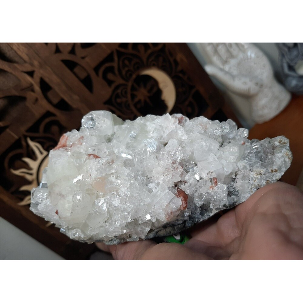 Apophyllite Stilbite Zeolite Crystal Mineral Specimen